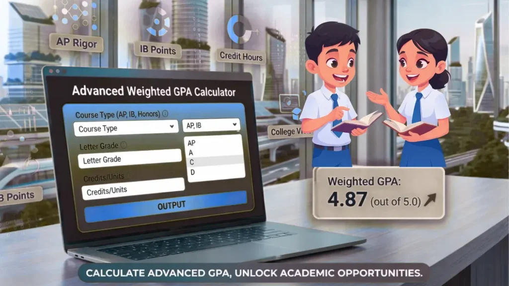 Weighted GPA Calculator